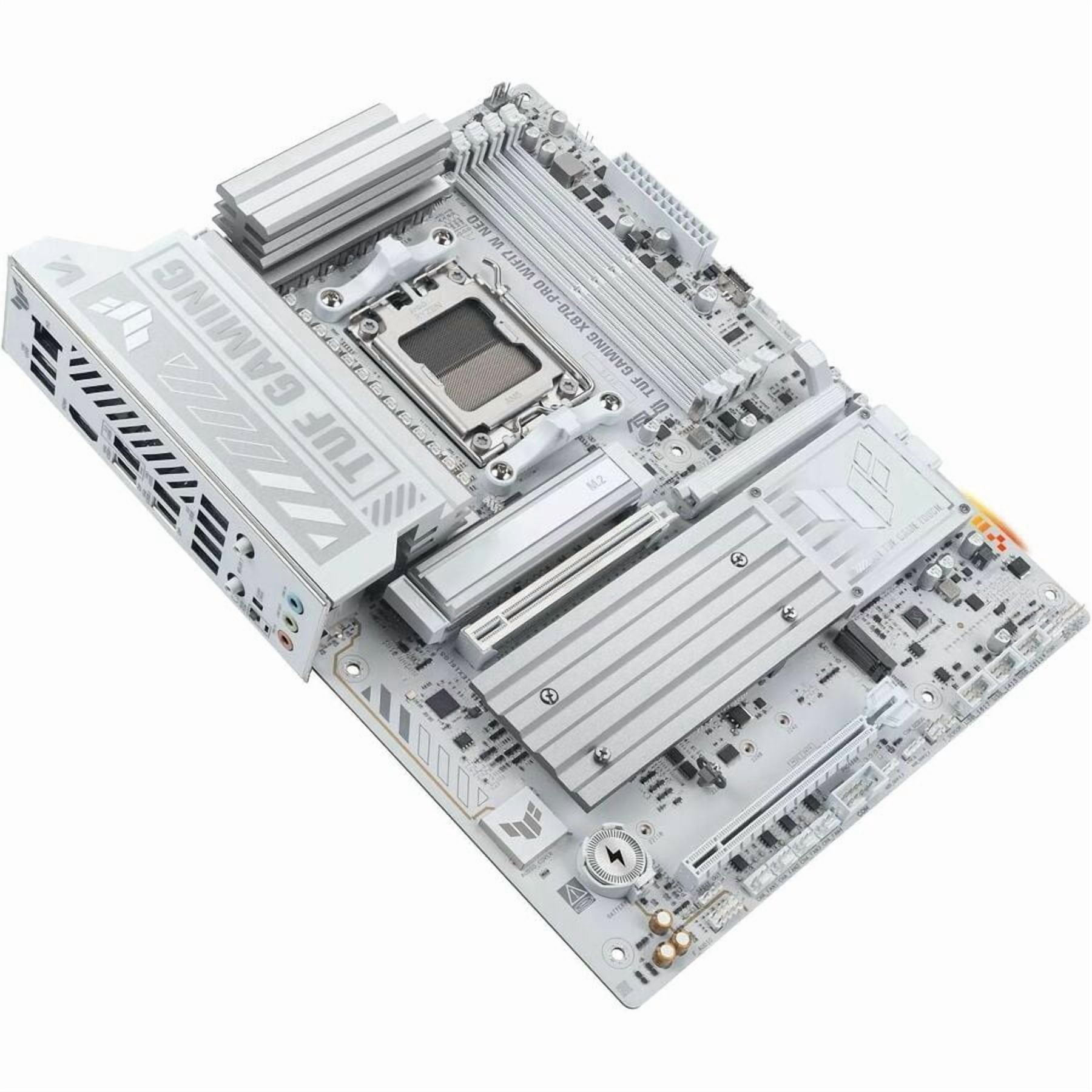 TUF X870-PRO WIFI7 W NEO Gaming Desktop Motherboard, AMD X870 Chipset, Socket AM5, ATX