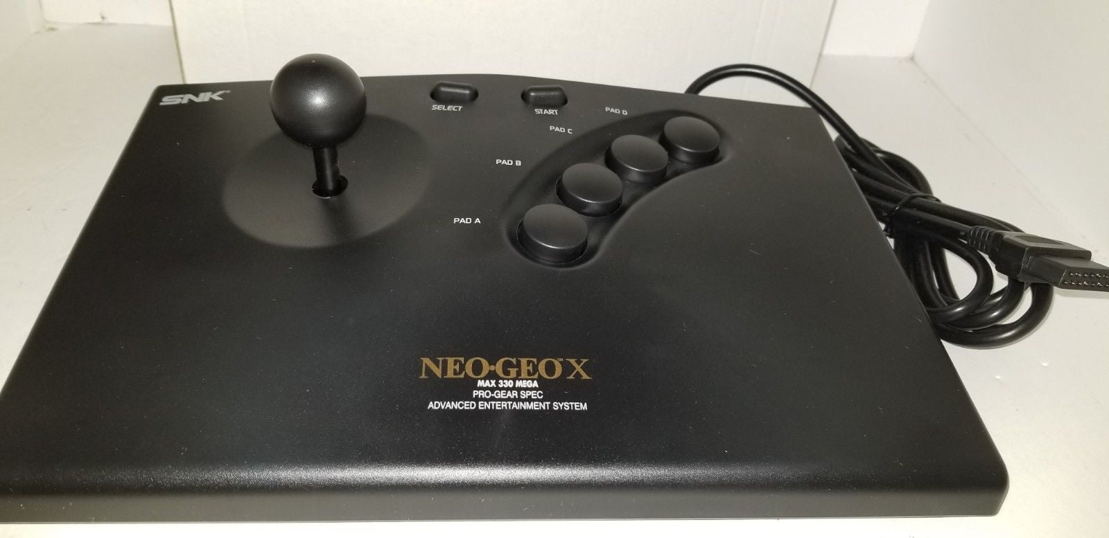 TWO NEW NEO GEO AES 15 PIN ARCADE JOYSTICKS JOY STICK CONTROLLERS