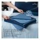 thumbnail image 5 of Edredón Ligero Real Textil + 2 Fundas de Almohada, Juego de Colcha Queen Size, Color Azul Marino/Azul Grisaseo, 5 of 9