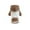 Coffee, variant on BallsFHK Dog Winter Sweater Coat Small Dog Soft Sherpa Jacket Puppy Cat Cute Fleece Hoodie Clothes for Small Dogs Boy Girl Pet Cold Weather Warm Hooded Coat Dog Comfortable Daily Costume Outerwear