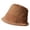 1-Brown3636, variant on XIAOCHA Womens Sherpa‑ Bucket Hat Solid Sun Hat Warm Winter Daily Casual Hat,Brown
