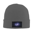 thumbnail image 2 of ZICANCN Universe Galaxy Starry Sky Knit Beanie Hat, Winter Cap Soft Warm Classic Hats for Men Women, Deep Heather, 2 of 8