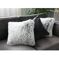 thumbnail image 4 of 2 Packs Fluffy Plush Pillow Cover 18"x18", Fall Winter Home Decorative Super Soft Plush Throw Pillow, 4 of 7