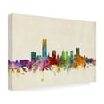 thumbnail image 3 of Trademark Fine Art Michael Tompsett Oklahoma City Skyline Canvas Wall Art - 30x47, 3 of 5