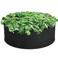 thumbnail image 2 of Deago 50 Gallon Large Grow Bag, Heavy Duty Fabric Round Raised Garden Bed Planter Pots for Planting Herb, Flower, Vegetable, Potato, Plants (Black), 2 of 7