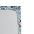 thumbnail image 3 of Ambesonne Floral Design Fitted Sheet, Drawings of Flowers, Queen Size, Deep Sky Blue Pale Grey, 3 of 5