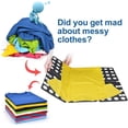 thumbnail image 2 of T Shirt Folding Board Shirt Folder T Shirt Folding Board Shirt Folder Laundry Organizer Easy and Fast for Kid and Adult to Fold Clothes Black, 2 of 7