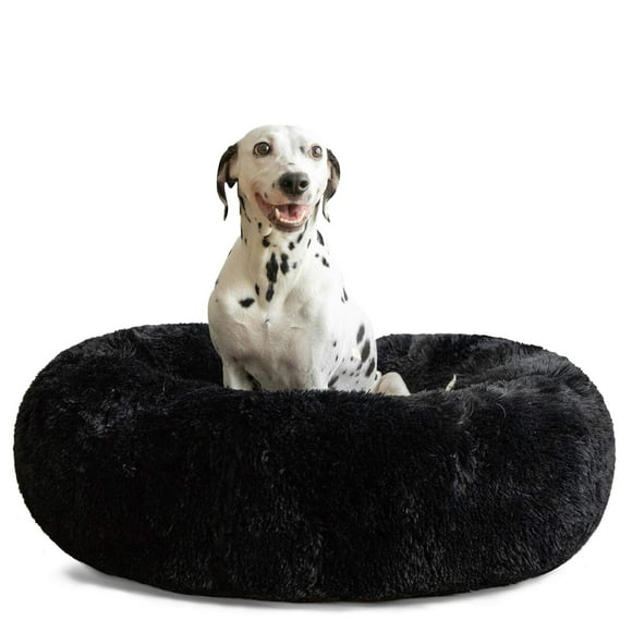 Cama para perros HACHIKITTY Calming Donut Cuddler para perros grandes