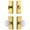 Lifetime Brass, variant on Grandeur 826874 Carre Solid Brass Single Cylinder Keyed Entry Knobset And Deadbolt Combo