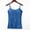 Blue, variant on Women's Cami With Built-In Shelf Bra Plus Stretch with Adjustable Spaghetti Straps Basic Undershirt Layer Tank Top Purple XL