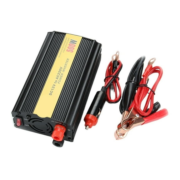 500w Car Home Inverter 12v Power Converter with USB Charging for Car RV Truck Solar Home ,Rapid Cooling with Minimal Noise