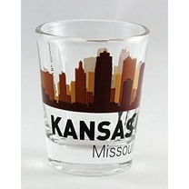 Kansas City Missouri Sunset Skyline Shot Glass