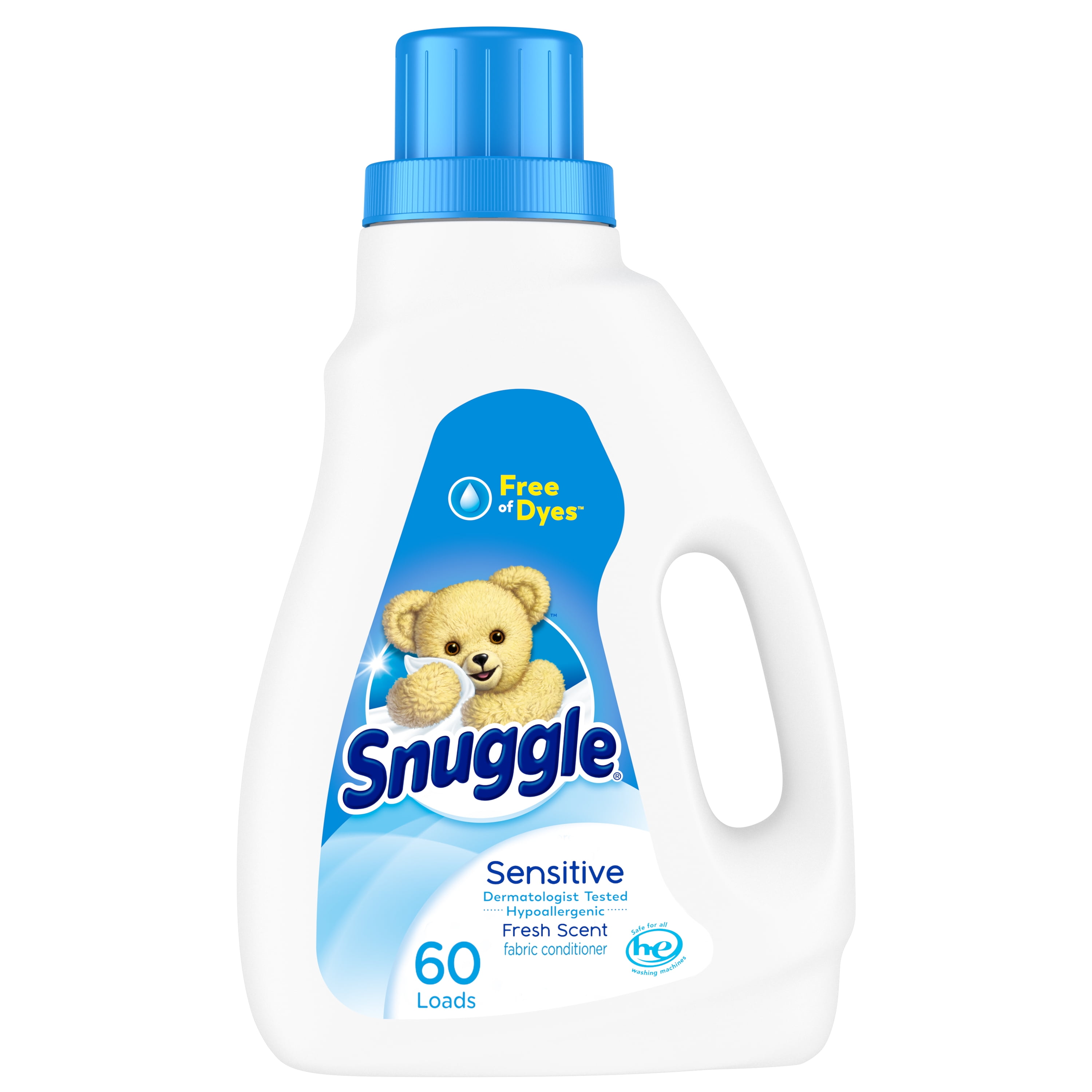 Snuggle Sensitive Liquid Fabric Softener for Sensitive Skin, 48 Ounce