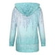 thumbnail image 5 of Suéter de invierno para mujer, chaqueta informal sin capucha y de manga larga, con cremallera y estampado, con capucha y manga larga, 5 of 5