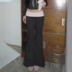 thumbnail image 2 of Pantalones acampanados de retazos de Color de contraste informal, Leggings ajustados de cintura alta, pantalones de chándal para correr, conjuntos deportivos, 2 of 5