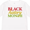 thumbnail image 4 of Inktastic Black History Month Red, Green, Yellow Boys or Girls Long Sleeve Toddler T-Shirt, 4 of 5