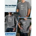 thumbnail image 6 of AllAreN Shirts for Father Best Dad in the World Personalized Father Shirt Cotton Graphic T-Shirts for Dad, 6 of 7