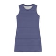 thumbnail image 7 of VBVC Women's Dressy Sleeveless Mini Dress,Ladies Solid Side Slit T-Shirt Dress,Business Slim Dress For Women,Blue,S-2XL, 7 of 7