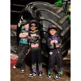 thumbnail image 7 of Monster Jam Toddler Boys' Zip-Up Coverall Black Grave Digger, 7 of 7