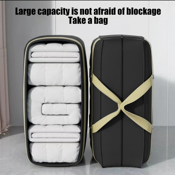 Storage Bag Reinforced And Thickened Storage Bag Large Capacity Moving Luggage Bag For Clothes Pillows Quilts Blankets Storage Bag In The Dorm And Family