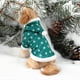 thumbnail image 5 of Ropa para Perros Pequeños, Otoño E Invierno, Camiseta para Cachorros, Poliéster Rojo y Verde, Pajarita, Atuendo Festivo Informal para Perros Salchicha, Chihuahua, Caniche, Taza de Té | Ropa Transpira, 5 of 6