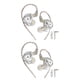 thumbnail image 4 of Matsuzay Auriculares ZX3 con cable, portátiles, dinámicos, de 360 grados, en la oreja, para transmisión en vivo, para correr, Tipo 3 con Type1 NO1, 4 of 6