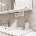 thumbnail image 1 of AURARMLET Sink Splash Pair Acrylic Flat Panel Waterproof For Bathroom Decor, 1 of 8