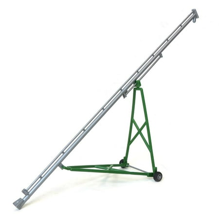 Standi Toys 1/64 Silver and Green Plastic Grain Auger (80 Ft to Scale) ST124 ST50503SG