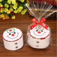 thumbnail image 1 of Toallas de mano navideñas, 1 pieza, decoraciones navideñas únicas de Feliz Año Nuevo, exquisita toalla de Papá Noel con árbol de Navidad, 1 of 4