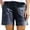 12# Navy, variant on RPVATI Shorts for Women Casual Summer High Waisted Walking Chino Shorts Loose Fit Athletic Plus Size Beach Shorts with Pockets Running Workout Black S