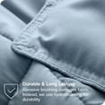 thumbnail image 4 of Bare Home Goose Down Alternative Comforter Set - 3 Piece Set - Oversized King, Dusty Blue, 4 of 7