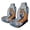 Color-3, variant on Fierce Tiger Abstract Vibrant Artwork Intense Gaze Car Seat Covers Pack of 2 Universal Front Seat Protective Cover