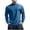 Navy, variant on Mlzmgr Athletic Shirts Men High Neck 1/4 Zipper Long Sleeve Breathable Fitness Shirts Workout Gym Running Mens Tops