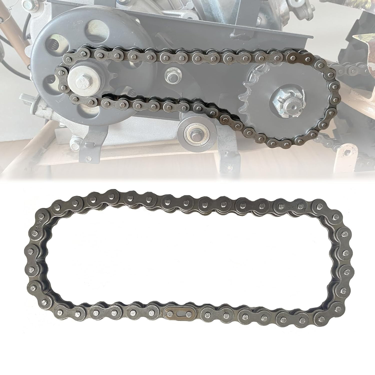 Fixrightpro Front Jackshaft Chain 420 21 Link for Baja MB165 MB200