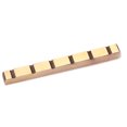 thumbnail image 3 of Replacement Guitar Brass Nut 42mm 6 String Slotted Nut Guitar Parts Instrument Accessory (Golden), 3 of 8