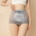 thumbnail image 4 of Gibobby Tangas de sexy para mujer Ropa interior de mujer Bikini sin costuras Ropa interior de encaje Media espalda que cubre bragas(Gris,XL), 4 of 5