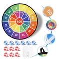 thumbnail image 5 of Casewin Kids Game Dart Board Set, 28.7 Inches Large Fabric Dartboard with Hook and 16 Sticky Balls, 2022 Upgrade Safe Dart Game Toy Gift for Boys Girls Children Indoor Outdoor Activity Party Games, 5 of 5