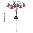 thumbnail image 3 of JWshufel Halloween Outdoor Solar Powered Led Lights for Energy Saving Yard and Garden Decor with Safety Features 23.6x3.9x3.9in Purple, 3 of 6