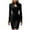 Black, variant on Womens Long Sleeve Bodycon Dress Formal Square Neck Midi Dress Business Casual Office Work Dresses Knee Length Dress Wine S
