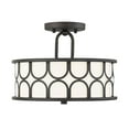 thumbnail image 3 of Trade Winds Courtland Semi-Flush Mount Ceiling Light in Oil Rubbed Bronze, 3 of 6