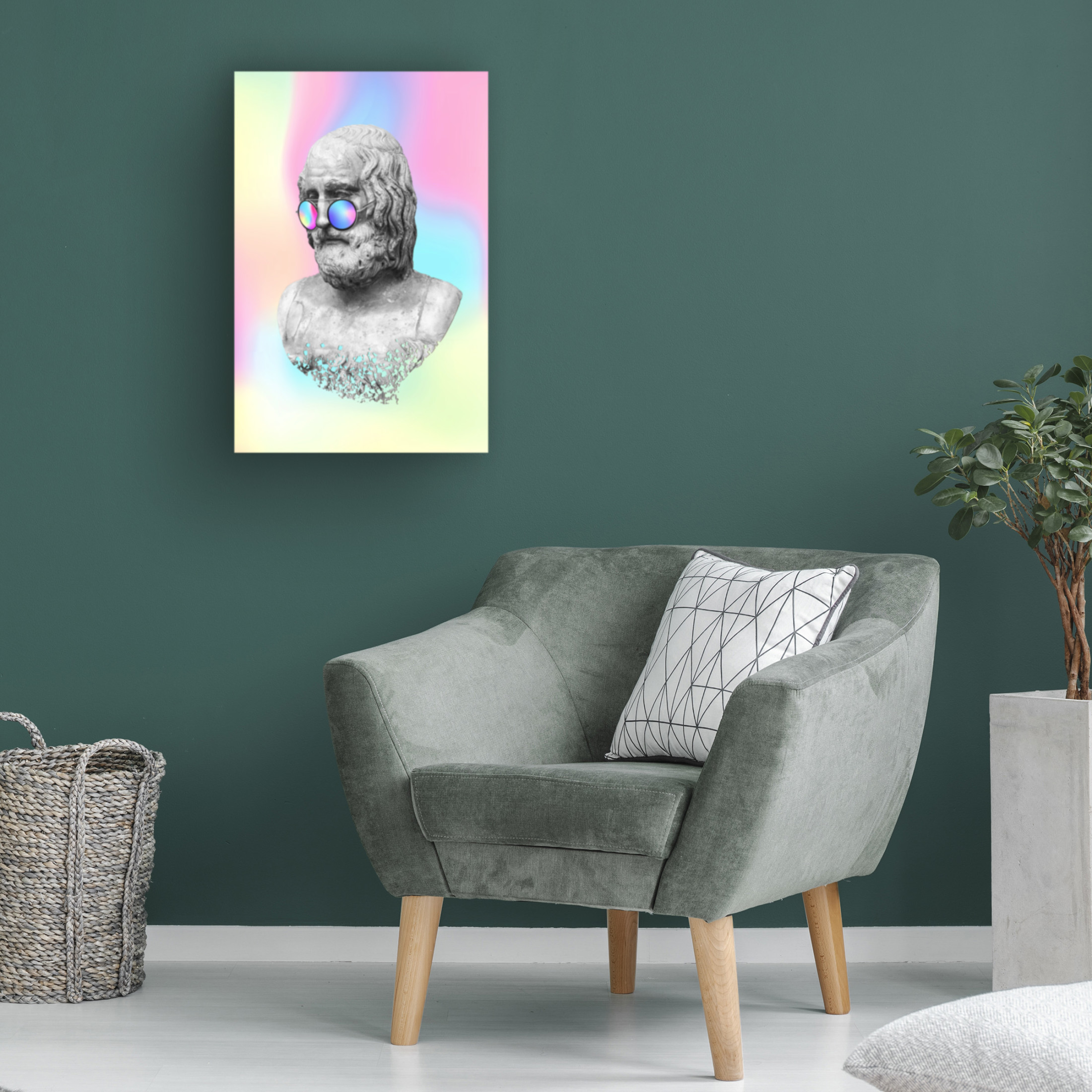 Trademark Fine Art Fadil Roze  Vangelis Canvas Wall Art