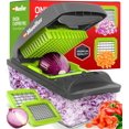 thumbnail image 1 of Picadora de verduras Pro Series, cortadora de verduras un 30 % más resistente, picadora de cebolla con recipiente, picadora de alimentos resistente, cortadora en cubitos, ideal para salsas y, 1 of 8