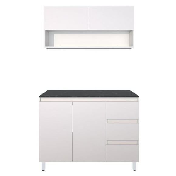 Cocina Integral AZALEA Con Alacena Superior E Inferior