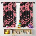 thumbnail image 5 of Blackout Kids Curtains,Halloween Pink Spooky Pumpkins and Bats Childrens Insulated Curtains Set Of 2,Bedroom Essentials,Toddler Room Decor 42"x54", 5 of 5