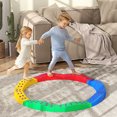 thumbnail image 2 of Qaba 8PCs Kids Balance Beam Stepping Stones with Non-slip Foot Pads, 2 of 10