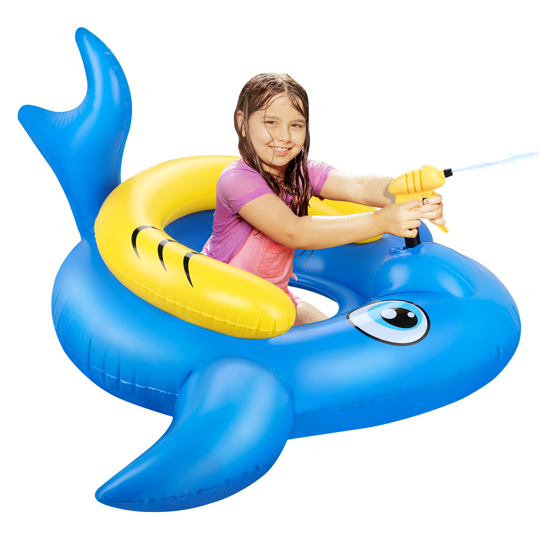 Details about   Inflatable Swimming Arm Bands Floaties Kids Pool Shark Fish or Unicorn Design 