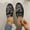 Silver, variant on Women's Bohemian Sequin Closed Toe Mule Flats, Slip On Trendy Comfortable Casual Summer Shoes Silver 37