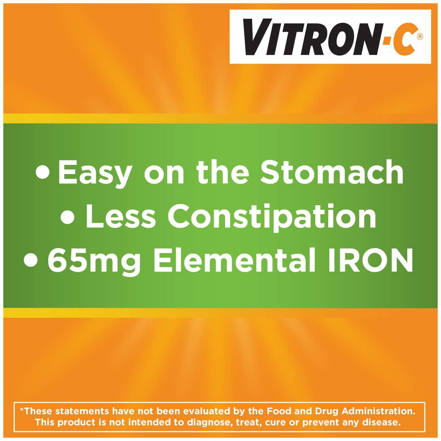 Vitron-C Coated Tablets, 60 Tablets (Pack of 4)
