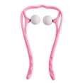 thumbnail image 1 of Hand Roller Neck Shoulder Dual Trigger Point Self Massager Relieve (Pink), 1 of 5