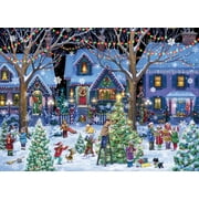 Christmas Cheer Jigsaw Puzzle Advent Calendar 1000 Pieces by Vermont Christmas Company - 24 Puzzle Sections to Complete - Count Down to Christmas Each Day in December